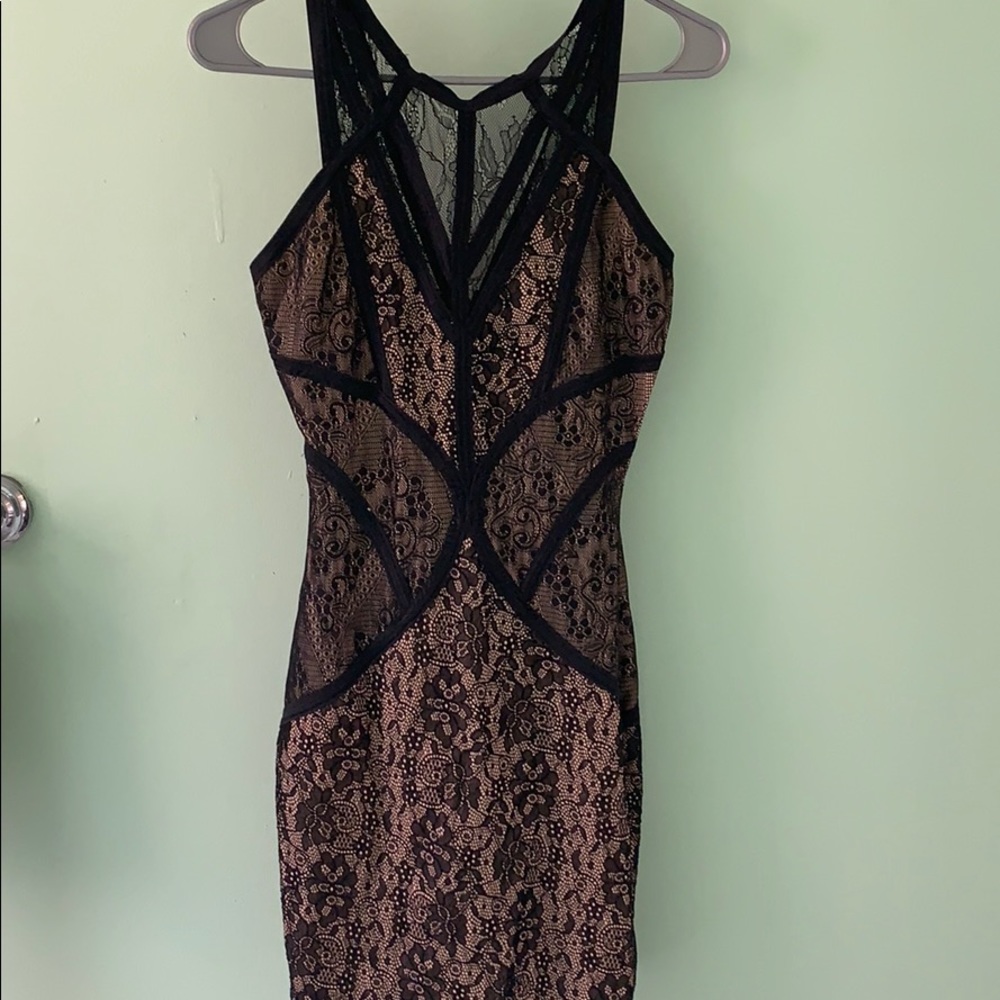 Lace body con dress